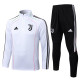 25/26  JUV White  Half Pull Tracksuit #B2552 (半拉链)