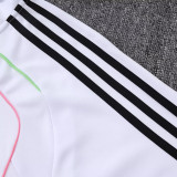 25/26  JUV White  Half Pull Tracksuit #B2552 (半拉链)