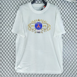 2025 PSG Navy White Champions League pure cotton T-shirt#No.9(纯棉 ）