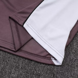 25/26 Man Utd Grey Purple  Half Pull Tracksuit #B2550 (半拉链)