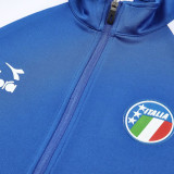 25/26 Italy Royal Blue Retro  Player Version  Jacket Tracksuit #F15