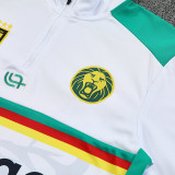 25/26  Cameroon White Half Pull Tracksuit  (半拉链)