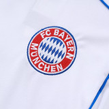 25/26 Bayern  White Retro Training Vest Suit #D25104（蓝色边）