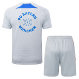 25/26  Bayern Grey Retro Training Short Suit #D25118