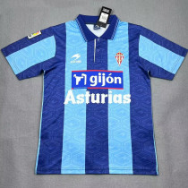 2002/2003 Sporting de Gijón Third  Retro  Soccer Jersey(带章）