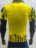 25/26 Dortmund  Home  Fans Soccer Jersey(胸前粉色广告）