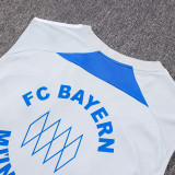 25/26 Bayern  Grey Retro Training Vest Suit #D25114（红色边）