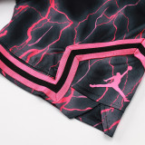 25/26 New Jordan Casual NBA Edition Lightning Plum Red shorts#C2440