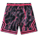 25/26 New Jordan Casual NBA Edition Lightning Plum Red shorts#C2440