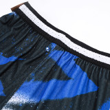 25/26 New Jordan Casual NBA Edition Starry Sky Blue shorts#C2506