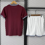 25/26  West Ham Home  Kids  Soccer Jersey