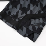 25/26 New Jordan Casual NBA Edition Thousand Bird Grid Black shorts#C2443