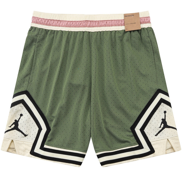 25/26 New Jordan Casual NBA Edition Pink Green shorts#A2503