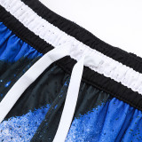 25/26 New Jordan Casual NBA Edition Starry Sky Blue shorts#C2506