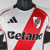 25/26 River Plate Home   Player Version Soccer Jersey（广告版 ）