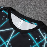 25/26 INT Black Starry Sky Inkjet Tank top and shorts suit#D25122