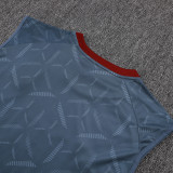 25/ 26  Sao Paulo FC Grey inkjet  Tank top and shorts suit#D25130