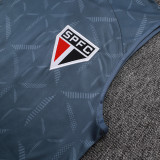 25/ 26  Sao Paulo FC Grey inkjet  Tank top and shorts suit#D25130