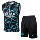 25/26 INT Black Starry Sky Inkjet Tank top and shorts suit#D25122