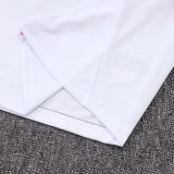 25/26  JUV White Tank top and shorts suit#D25109