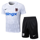 25/26 CHE White inkjet Training Shorts Suit# D25120