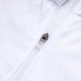 25/26  RMA White Retro Edition  Half Pull Kids Tracksuit #E2572(童装、半拉链)