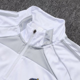 25/26  RMA White& Grey  Half Pull Tracksuit#B2555 (半拉链)
