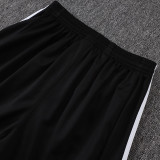 25/26 Man Utd Blue Half Pull  Kids tracksuit #E25102 (童装蓝配黑裤、半拉链)