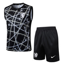 25/26 CHE Black Starry Sky Retro Edition Tank top and shorts suit#D25103