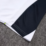 25/26  RMA White Retro Edition  Half Pull Kids Tracksuit #E2572(童装、半拉链)