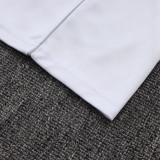 25/26  RMA White& Grey  Half Pull Tracksuit#B2555 (半拉链)