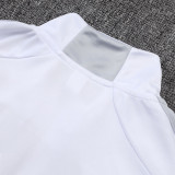 25/26  RMA White& Grey  Half Pull Tracksuit#B2555 (半拉链)