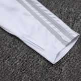 25/26  RMA White& Grey  Half Pull Tracksuit#B2555 (半拉链)