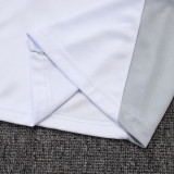25/26  RMA White& Grey  Half Pull Tracksuit#B2555 (半拉链)