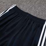 25/26  RMA Royal Blue Retro Edition Kids Half Pull Kids Tracksuit #E2573(半拉链)