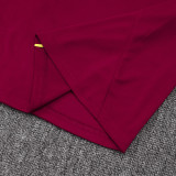 25/26  ARS Maroon Tank top and shorts suit#D25108