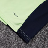 25/26  RMA Light Green Half Pull  KidsTracksuit #E2567(半拉链、童装)
