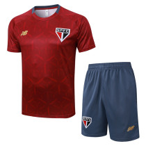 25/26 Sao Paulo maroon inkjet Training Short Suit#D25129