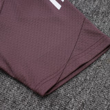 25/26 Man Utd Grey Purple Training Shorts Suit#D25126