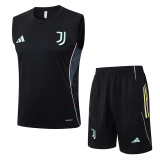 25/26  JUV Black Tank top and shorts suit#D25135