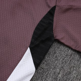 25/26 Man Utd Grey Purple Training Shorts Suit#D25126