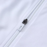 25/26  Man Utd White Kids Jacket Tracksuit# E2559童装