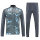25/26 Man City Dark Grey Half Pull Tracksuit  (半拉链)
