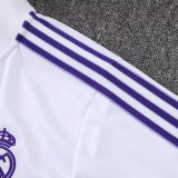 25/26 RMA White  Retro Edition Kids Jacket Tracksuit#E2558(白领）