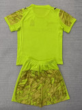 25/26 Marseille Goalkeeper Light Green  Kids Soccer Jersey