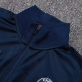 25/26 PSG royal Dark Blue  Kids Jacket Tracksuit #E2566