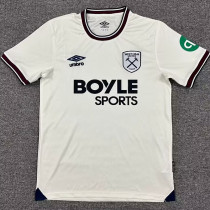 25/26  West Ham Away Fans Soccer Jersey