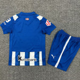 25/26 Deportivo Alavés Home Kids  Soccer Jersey