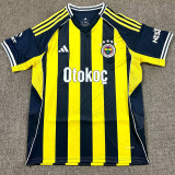 25/26 Fenerbahce Home Fans Soccer Jersey (全广告版)