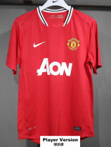 2011-2012 Man Utd Home Player Version Retro Soccer Jersey (球员)